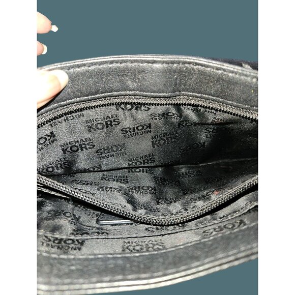 Michael Michael Kors Leather Double Gold Chain Shoulder Flap Bag - Picture 15 of 15